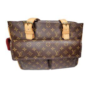 Auth Louis Vuitton Multiple Cite Monogram Tote Bag